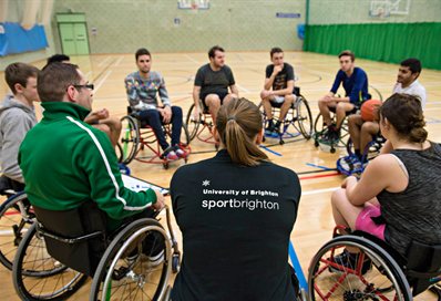 Sport Brighton wheelchair basketball