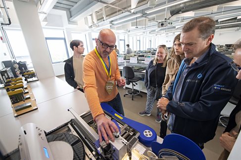 A technical demonstration at one of our open days