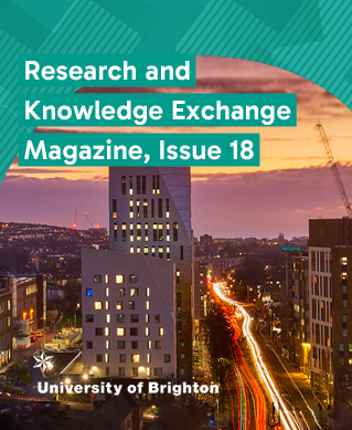 Text reads Research and Knowledge Exchange Magazine Issue 18