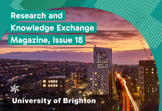 Text reads Research and Knowledge Exchange Magazine Issue 18