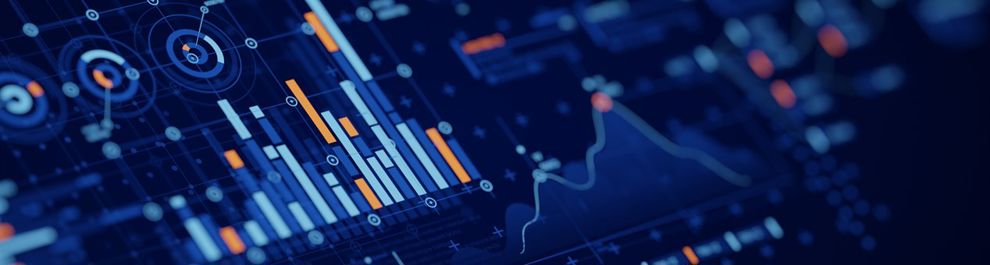 data graphs and stock charts