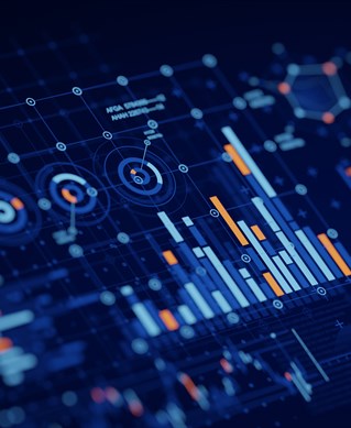 data graphs and stock charts