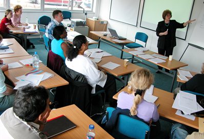 Health students in a seminar