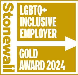 Stonewall Gold Award 2024 logo