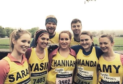 Amanda Chalmers' Brighton Marathon team