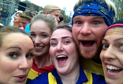 Amanda Chalmers marathon selfie
