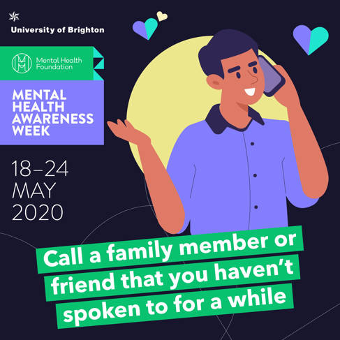 Mental Health Awareness Week 2020 poster