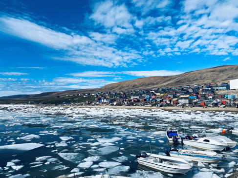 Qaanaaq Ice Cap and settlement