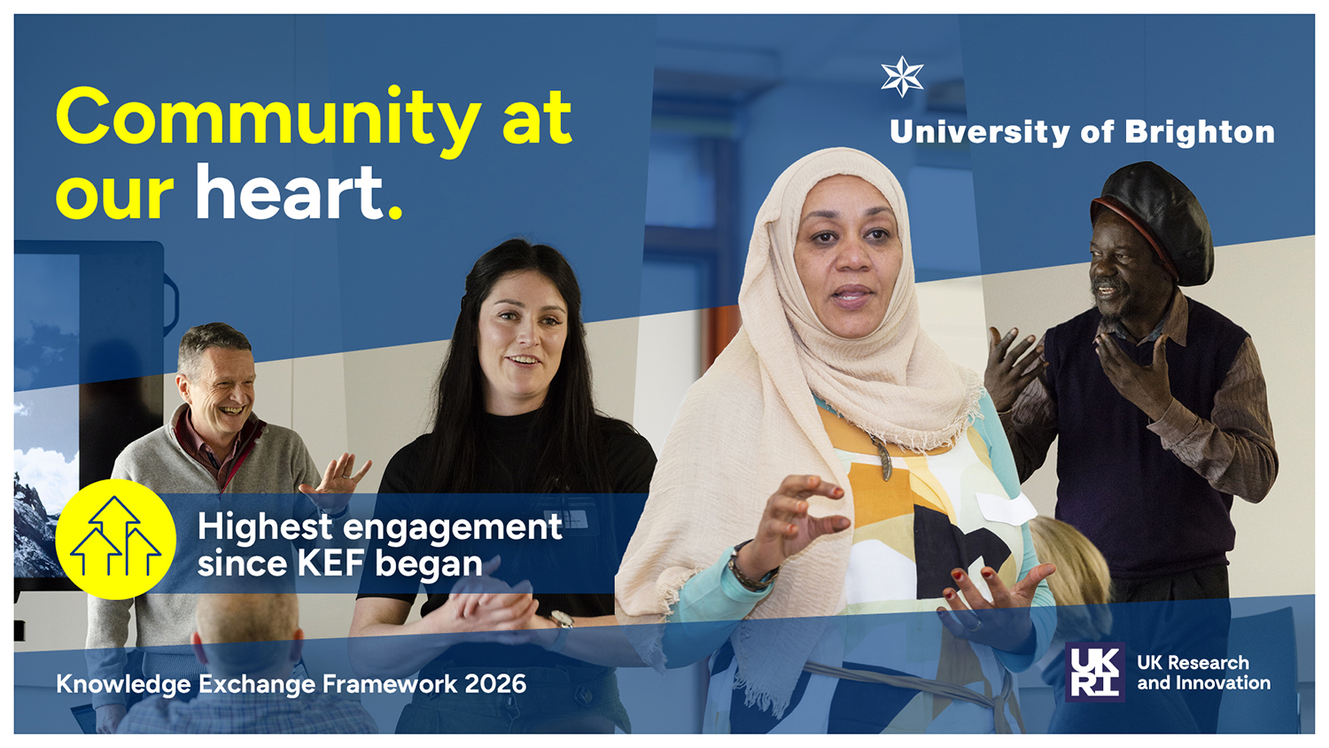 KEF artwork showing members of the community