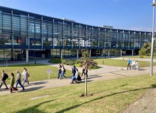 Falmer campus at the University of Brighton